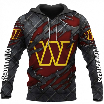 LIMITED EDITION - NEW CUSTOMIZED NFL12 WTC WASHINGTON COMMANDERS UNISEX T-SHIRT, POLO, HOODIE & JACKETS