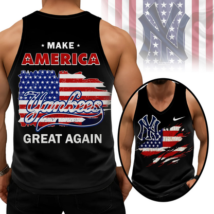 LIMITED EDITION - NEW CUSTOMIZED MLB01 NYY NEW YORK YANKEES UNISEX TANK TOP