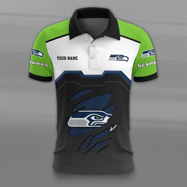 LIMITED EDITION - NEW CUSTOMIZED NFL06 SSH SEATTLE SEAHAWKS UNISEX T-SHIRT, POLO, HOODIE & JACKETS