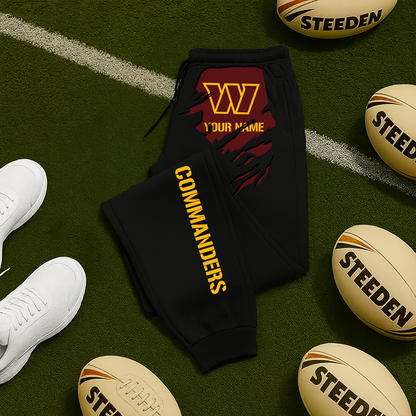 LIMITED EDITION - NEW PERSONALIZED NFL12 WTC WASHINGTON COMMANDERS JOGGERS