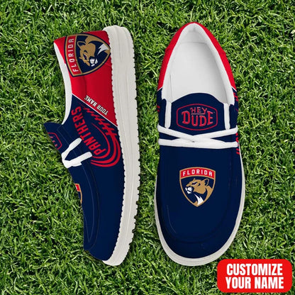 [SUPER SALE] NEW CUSTOMIZED NHL01 FPT FLORIDA PANTHERS PREMIUM LOAFER SHOES