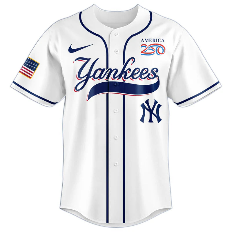 LIMITED EDITION - NEW CUSTOMIZED MLB01 NYY NEW YORK YANKEES BASEBALL JERSEY