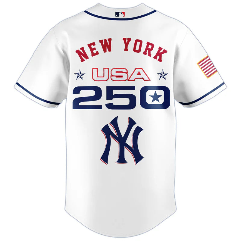 LIMITED EDITION - NEW CUSTOMIZED MLB01 NYY NEW YORK YANKEES BASEBALL JERSEY