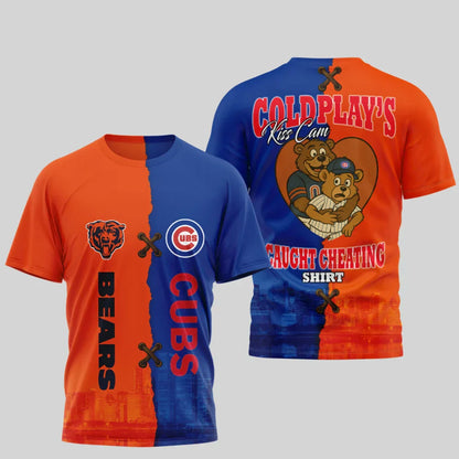 LIMITED EDITION - NEW CUSTOMIZED NFL26 CCB CHICAGO BEARS x MLB04 CCS CHICAGO CUBS UNISEX T-SHIRT, POLO, HOODIE & JACKETS