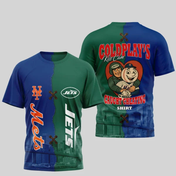 LIMITED EDITION - NEW CUSTOMIZED NFL25 NYJ NEW YORK JETS x MLB01 NYY NEW YORK YANKEES UNISEX T-SHIRT, POLO, HOODIE & JACKETS