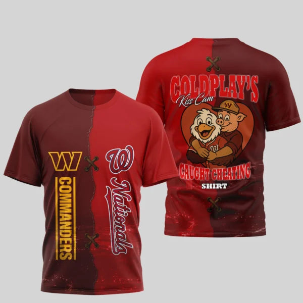 LIMITED EDITION - NEW CUSTOMIZED NFL12 WTC WASHINGTON COMMANDERS x MLB28 WNS WASHINGTON NATIONALS UNISEX T-SHIRT, POLO, HOODIE & JACKETS