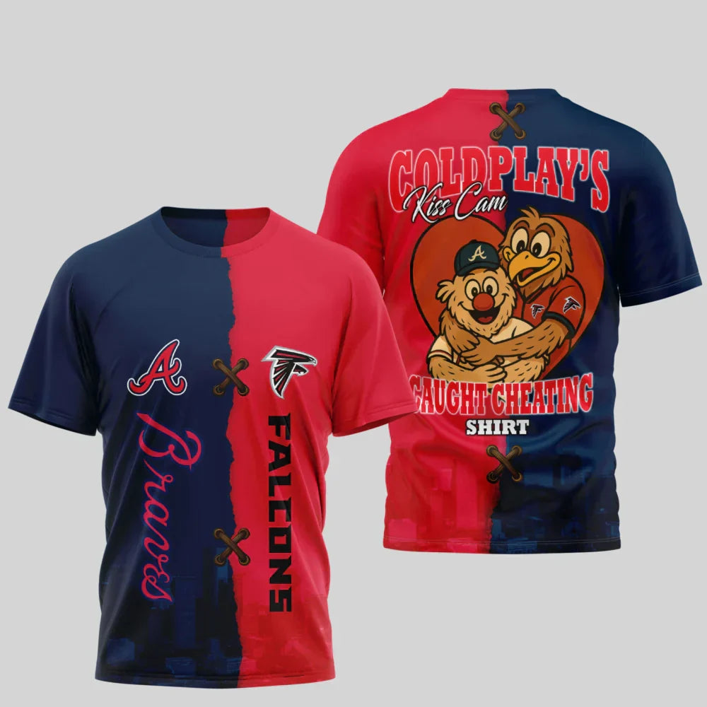 LIMITED EDITION - NEW CUSTOMIZED NFL18 ATF ATLANTA FALCONS x MLB09 ABS ATLANTA BRAVES UNISEX T-SHIRT, POLO, HOODIE & JACKETS