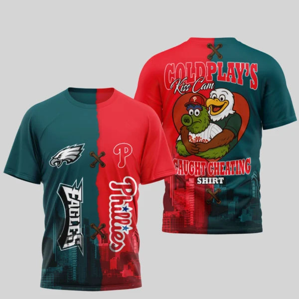 LIMITED EDITION - NEW CUSTOMIZED NFL02 PPE PHILADELPHIA EAGLES x MLB11 PPS PHILADELPHIA PHILLIES UNISEX T-SHIRT, POLO, HOODIE & JACKETS
