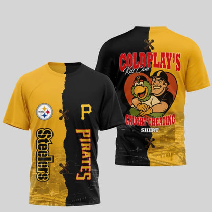 LIMITED EDITION - NEW CUSTOMIZED NFL14 PSB PITTSBURGH STEELERS x MLB29 PHP PITTSBURGH PIRATES UNISEX T-SHIRT, POLO, HOODIE & JACKETS