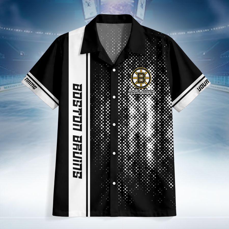 LIMITED EDITION - NEW CUSTOMIZED NHL02 BTB BOSTON BRUINS UNISEX HAWAIIAN SHIRT