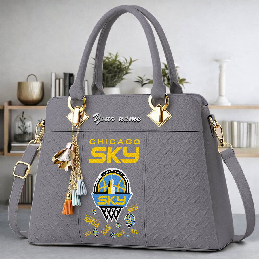[FAN FAVORITE] NEW CUSTOMIZED WNBA02 CCS CHICAGO SKY MULTICOLOR HANDBAG