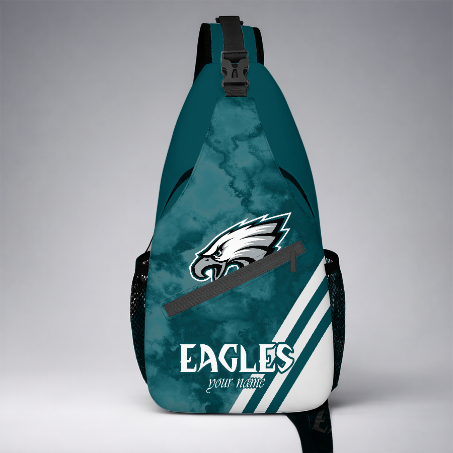[SPECIAL OFFER] NEW CUSTOMIZED NFL02 PPE PHILADELPHIA EAGLES SLING BAG