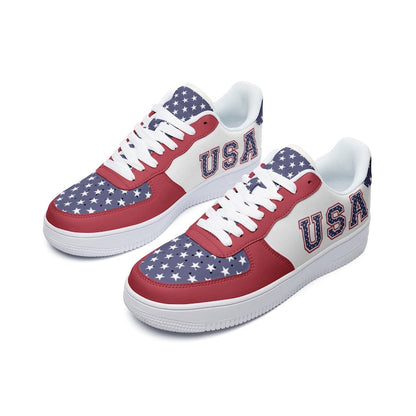 [HOT DEAL] NEW CUSTOMIZED PATRIOTIC AMERICAN FLAG AIR FORCE 1 SHOES