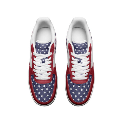 [HOT DEAL] NEW CUSTOMIZED PATRIOTIC AMERICAN FLAG AIR FORCE 1 SHOES