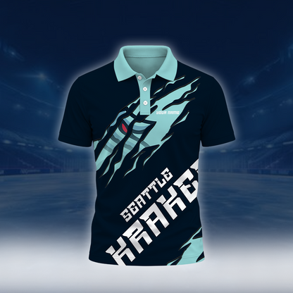 LIMITED EDITION - NEW CUSTOMIZED NHL20 STK SEATTLE KRAKEN UNISEX T-SHIRT, POLO, HOODIE & SWEASHIRTS