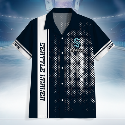 LIMITED EDITION - NEW CUSTOMIZED NHL20 STK SEATTLE KRAKEN UNISEX HAWAIIAN SHIRT