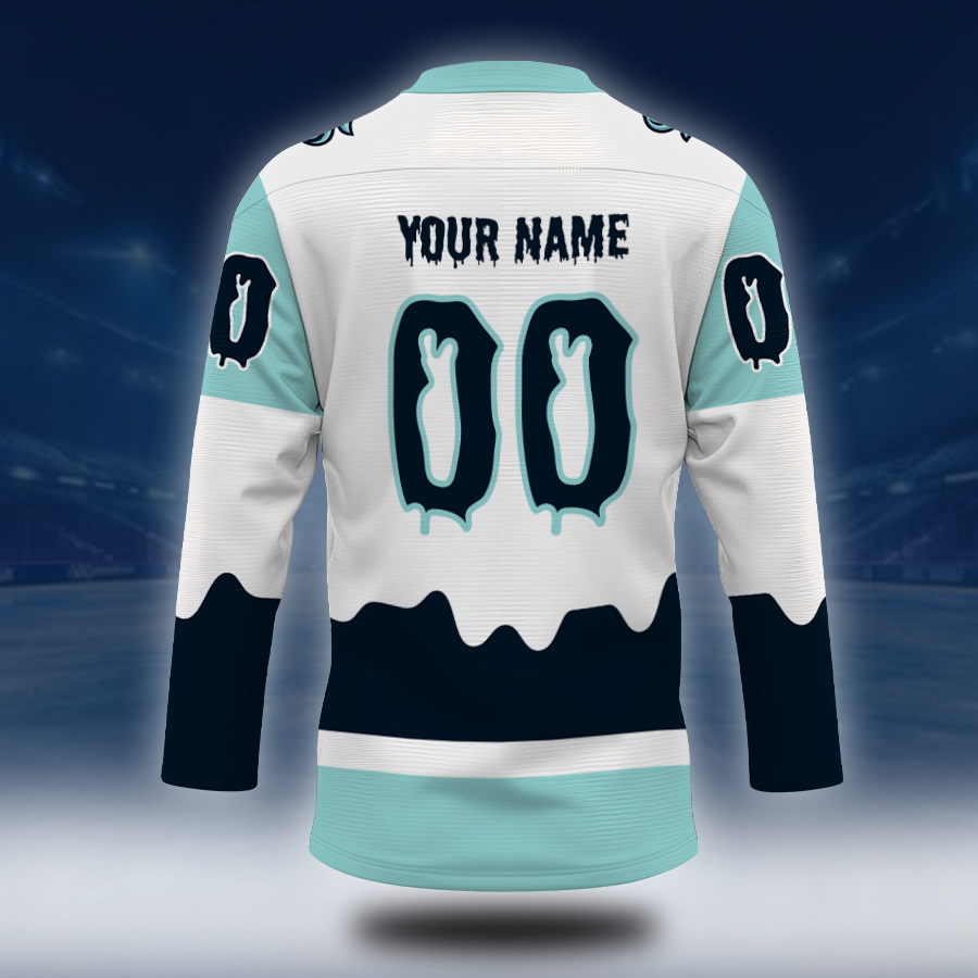 LIMITED EDITION - NEW CUSTOMIZED NHL20 STK SEATTLE KRAKEN UNISEX HOCKEY JERSEY