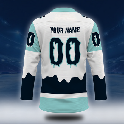LIMITED EDITION - NEW CUSTOMIZED NHL20 STK SEATTLE KRAKEN UNISEX HOCKEY JERSEY