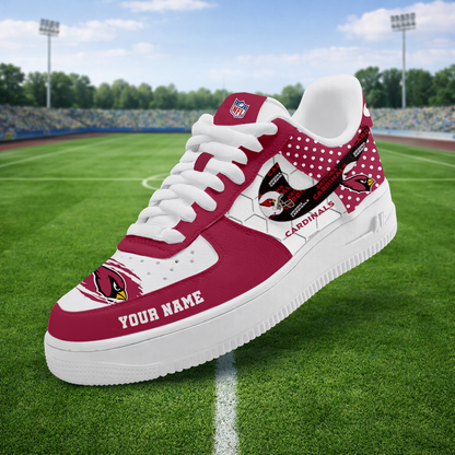 LIMITED EDITION - NEW CUSTOMIZED NFL20 ARC ARIZONA CARDINALS AF1 SNEAKERS
