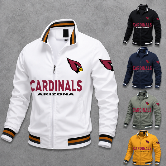 [SPECIAL OFFER] NEW CUSTOMIZED NFL20 ARC ARIZONA CARDINALS MEN'S CASUAL JACKET