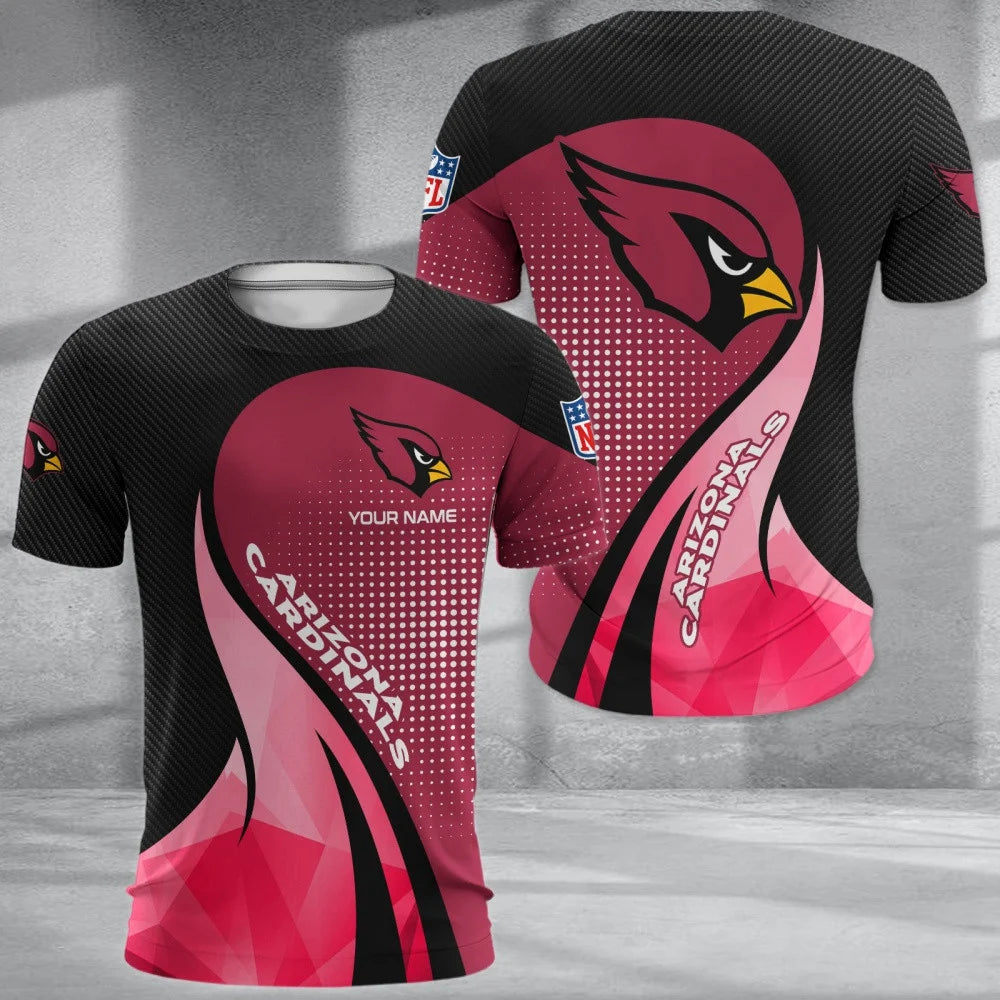 LIMITED EDITION - NEW CUSTOMIZED NFL20 ARC ARIZONA CARDINALS POLO, T-SHIRT & SHORT PANTS SET