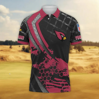 LIMITED EDITION - NEW CUSTOMIZED NFL20 ARC ARIZONA CARDINALS POLO SHIRT