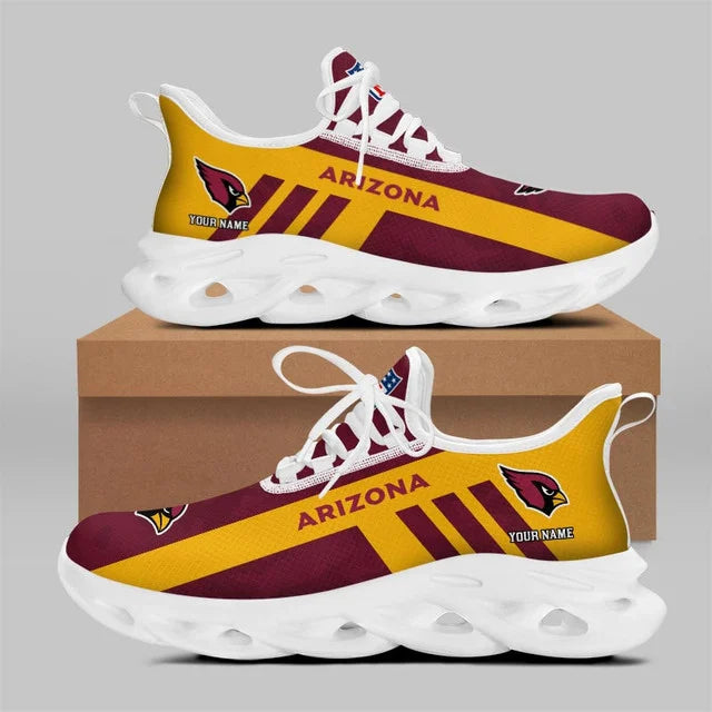 LIMITED EDITION - NEW CUSTOMIZED NFL20 ARC ARIZONA CARDINALS UNISEX MAX SOUL SHOES