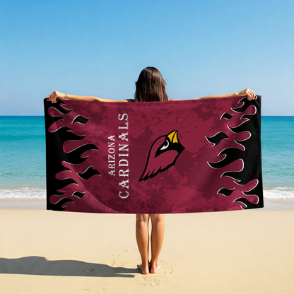 LIMITED EDITION - NEW CUSTOMIZED NFL20 ARC ARIZONA CARDINALS BEACH TOWEL FOR FAN