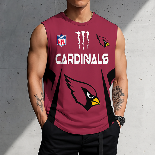 LIMITED EDITION - NEW CUSTOMIZED NFL20 ARC ARIZONA CARDINALS MEN'S GYM SHIRT