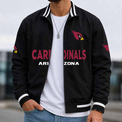[SPECIAL OFFER] NEW CUSTOMIZED NFL20 ARC ARIZONA CARDINALS MEN'S CASUAL JACKET