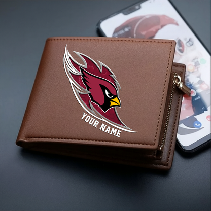 LIMITED EDITION - NEW CUSTOMIZED NFL20 ARC ARIZONA CARDINALS LEATHER WALLET