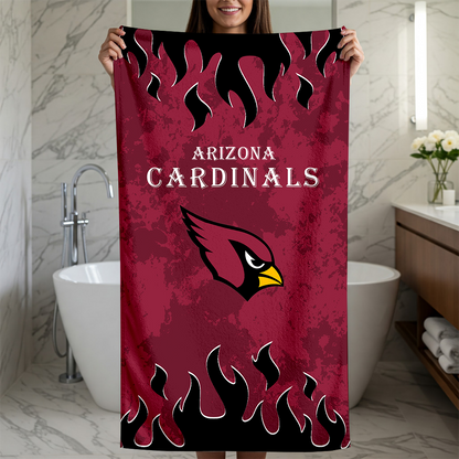 LIMITED EDITION - NEW CUSTOMIZED NFL20 ARC ARIZONA CARDINALS BEACH TOWEL FOR FAN
