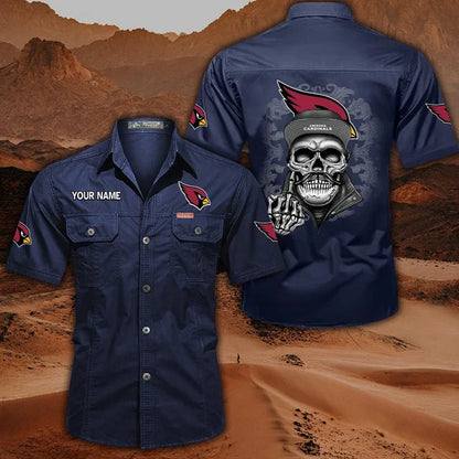 [SPECIAL OFFER] NEW CUSTOMIZED NFL20 ARC ARIZONA CARDINALS MUTICOLOR MEN'S CARGO SHIRT