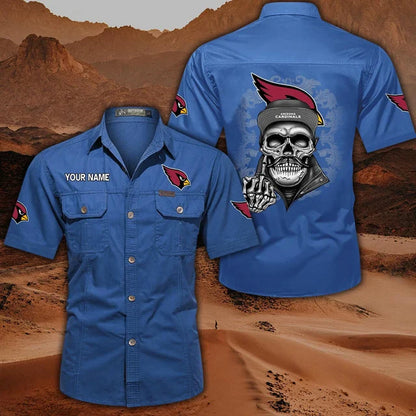 [SPECIAL OFFER] NEW CUSTOMIZED NFL20 ARC ARIZONA CARDINALS MUTICOLOR MEN'S CARGO SHIRT