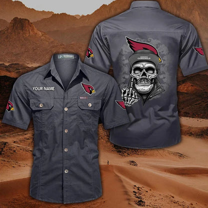 [SPECIAL OFFER] NEW CUSTOMIZED NFL20 ARC ARIZONA CARDINALS MUTICOLOR MEN'S CARGO SHIRT