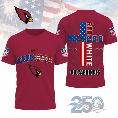 LIMITED EDITION - NEW CUSTOMIZED NFL20 ARC ARIZONA CARDINALS T-SHIRT, POLO SHIRT, ZIP POLO SHIRT, SWEATSHIRT, HOODIE & ZIP HOODIE