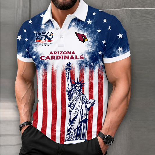 LIMITED EDITION - NEW CUSTOMIZED NFL20 ARC ARIZONA CARDINALS POLO SHIRT, ZIP POLO SHIRT & T-SHIRTS