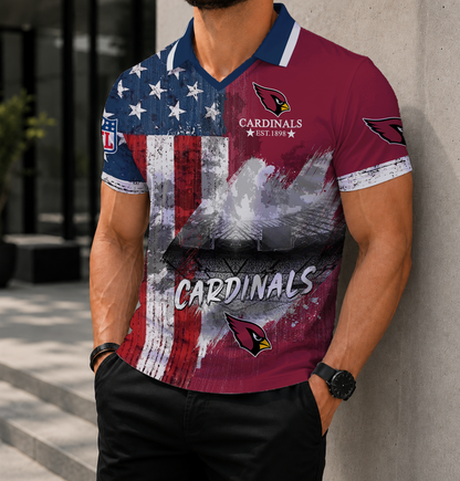 SPECIAL EDITION - NEW CUSTOMIZED NFL20 ARC ARIZONA CARDINALS POLO SHIRT