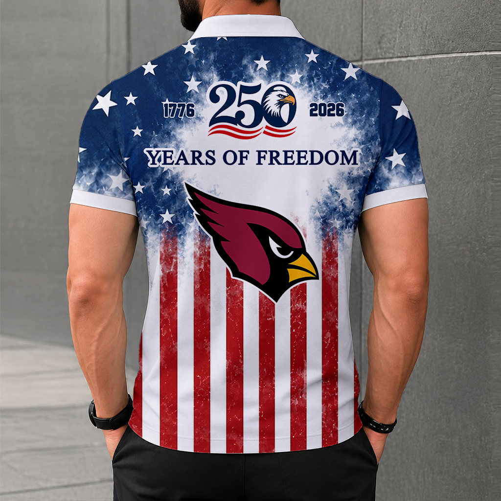 LIMITED EDITION - NEW CUSTOMIZED NFL20 ARC ARIZONA CARDINALS POLO SHIRT, ZIP POLO SHIRT & T-SHIRTS