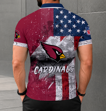 SPECIAL EDITION - NEW CUSTOMIZED NFL20 ARC ARIZONA CARDINALS POLO SHIRT