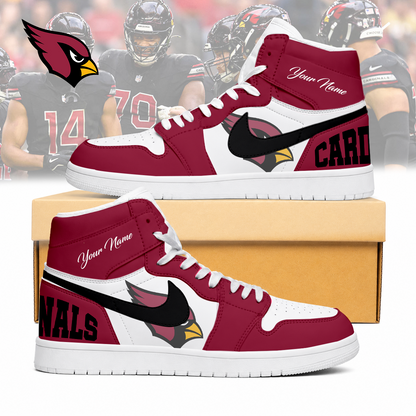 LIMITED EDITION - NEW CUSTOMIZED NFL20 ARC ARIZONA CARDINALS AIR JORDAN SNEAKERS