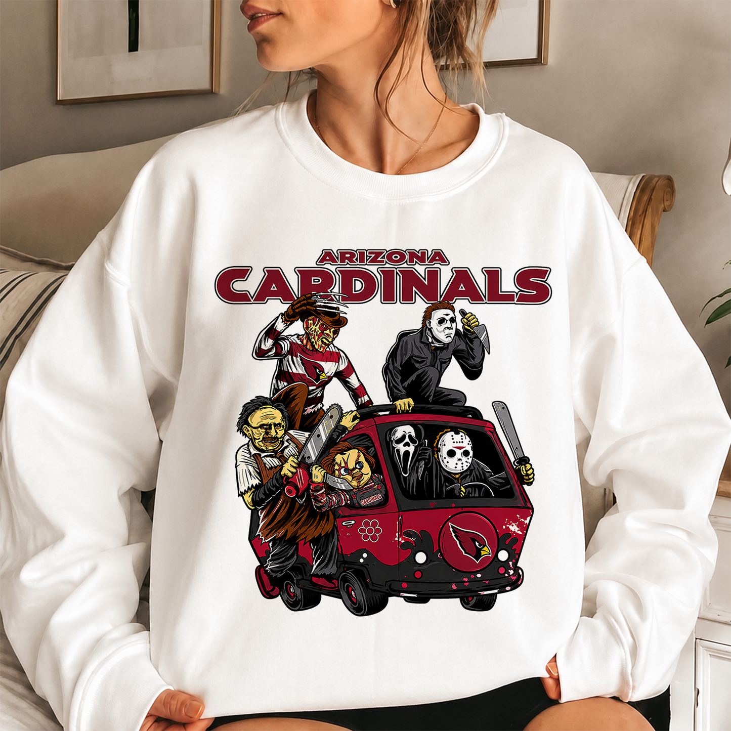 [SPECIAL OFFER] NEW CUSTOMIZED NFL20 ARC ARIZONA CARDINALS UNISEX SWEATSHIRT