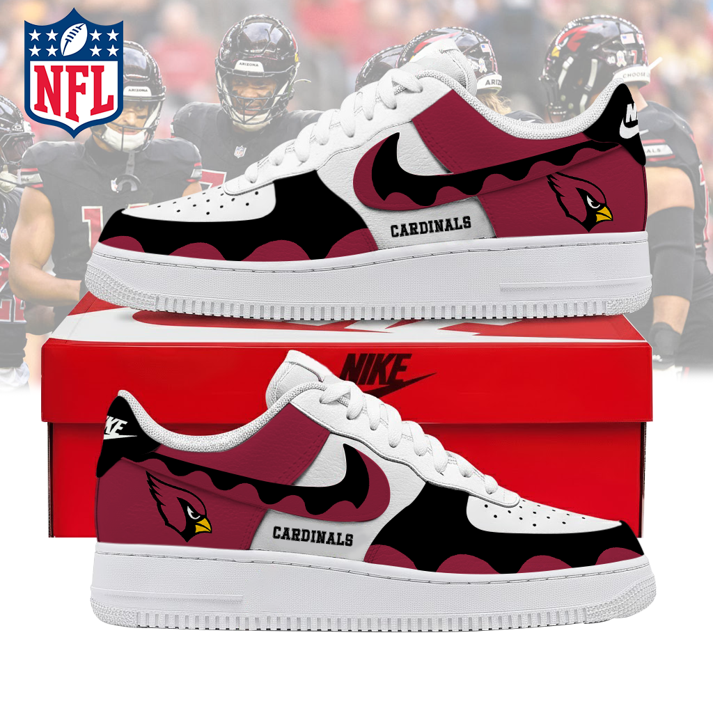 FINAL CLEARANCE - NEW CUSTOMIZED NFL20 ARC ARIZONA CARDINALS AF1 SNEAKERS