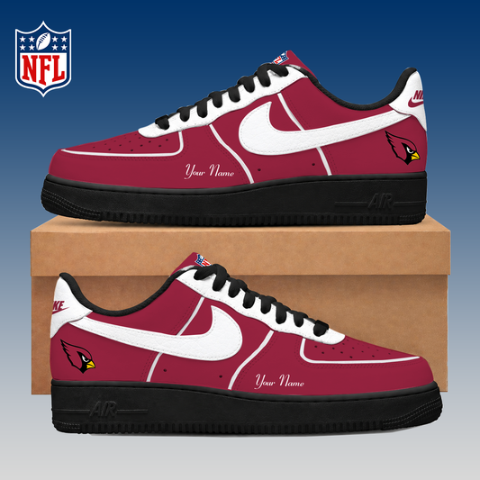 LIMITED EDITION - NEW CUSTOMIZED NFL20 ARC ARIZONA CARDINALS AF1 SNEAKERS