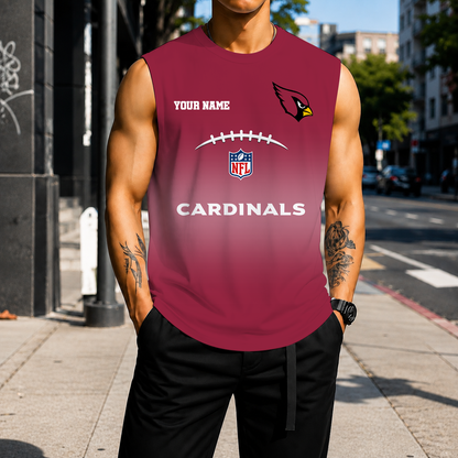 LIMITED EDITION - NEW CUSTOMIZED NFL20 ARC ARIZONA CARDINALS MEN'S GYM SHIRT