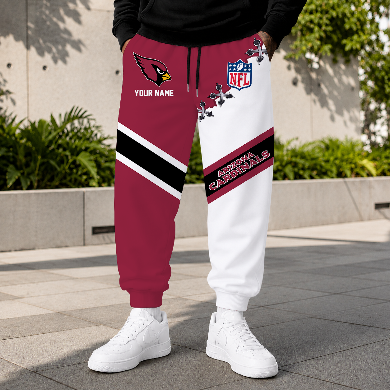EXCLUSIVE EDITION - NEW CUSTOMIZED NFL20 ARC ARIZONA CARDINALS SWEATPANTS