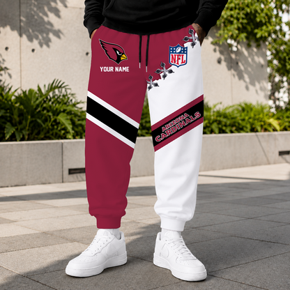 EXCLUSIVE EDITION - NEW CUSTOMIZED NFL20 ARC ARIZONA CARDINALS SWEATPANTS