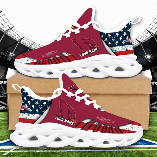[SPECIAL OFFER] NEW CUSTOMIZED NFL20 ARC ARIZONA CARDINALS UNISEX CLUNKY SNEAKERS