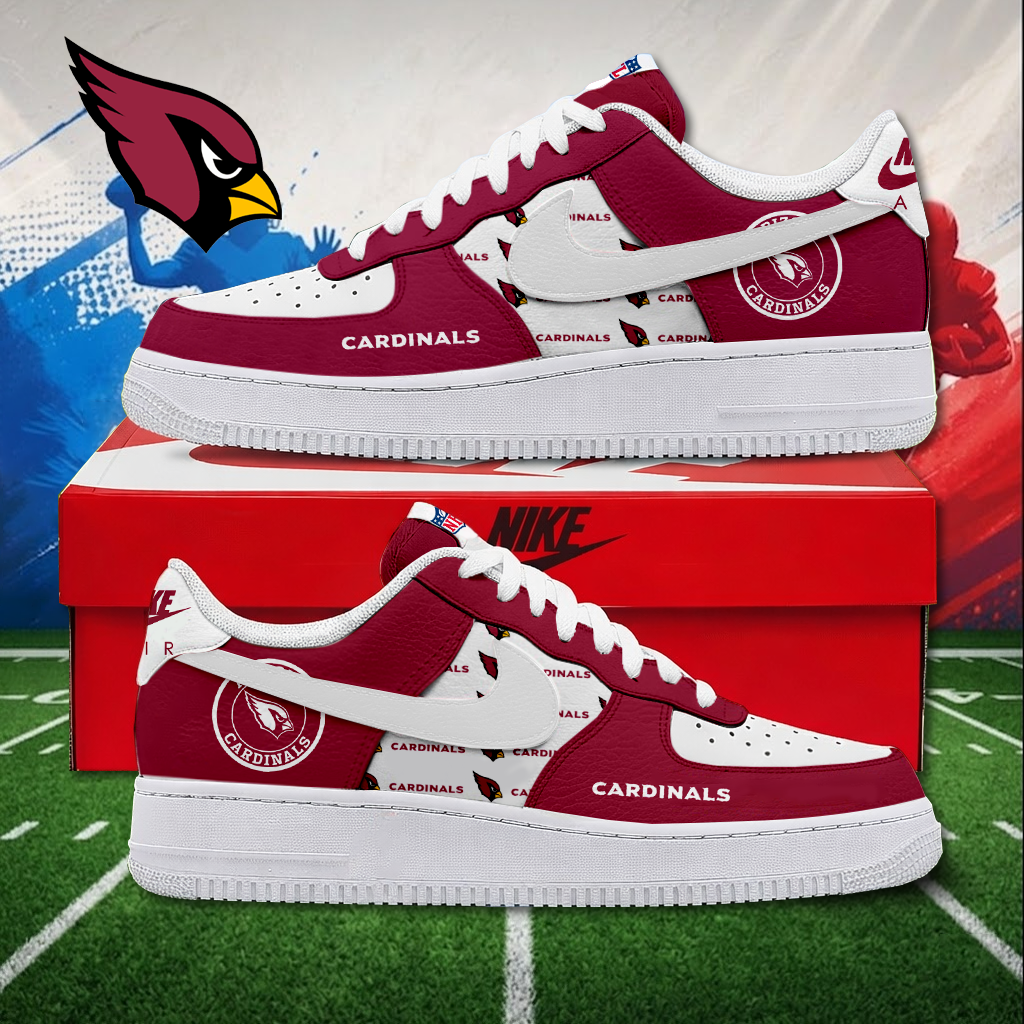 MEGA SALE - NEW CUSTOMIZED NFL20 ARC ARIZONA CARDINALS AF1 SNEAKERS