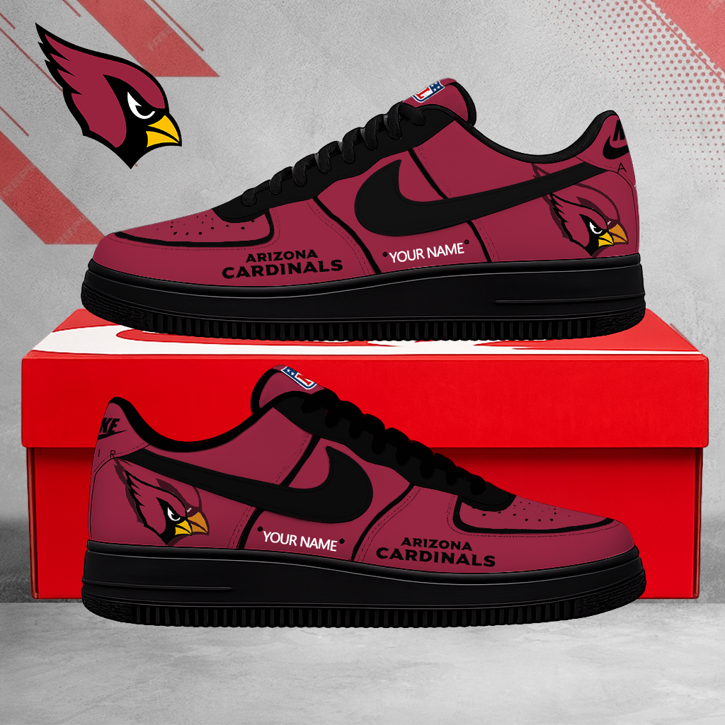 SPECIAL EDITION - NEW CUSTOMIZED NFL20 ARC ARIZONA CARDINALS AF1 SHOES